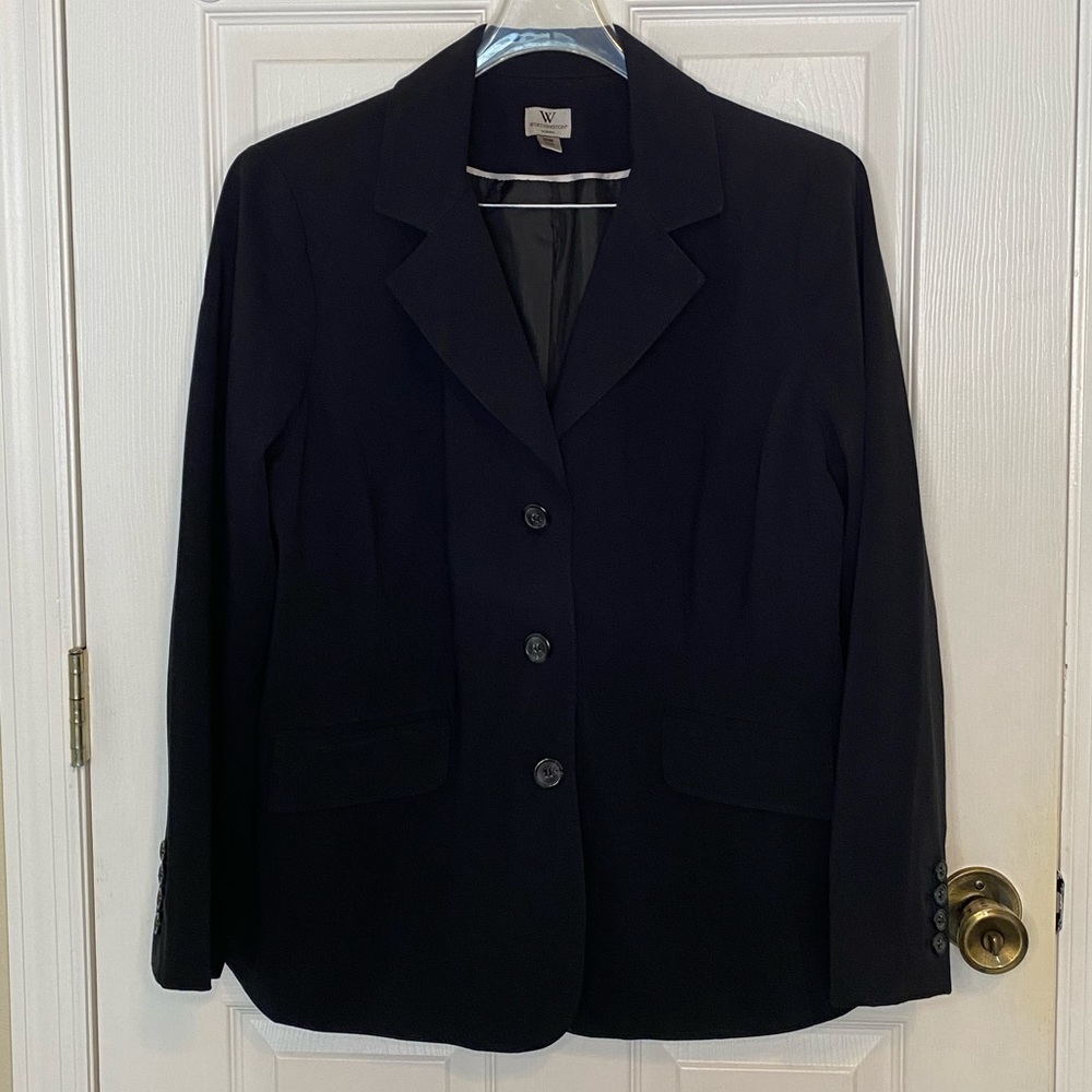 Worthington Woman black suit jacket